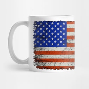 the american flag vertical Mug